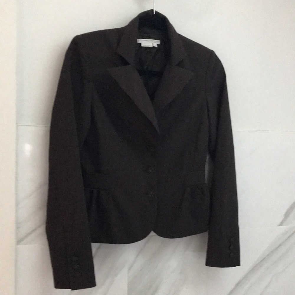 To The Max Max Studio Lined Blazer Short Brown 2